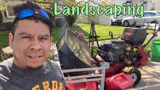 Cómo es y cuánto se gana en el trabajo de yarda en USA “LANDSCAPING”🇲🇽🏕🇺🇸 [upl. by Sirromed]