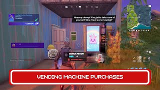 Vending Machine Purchases  Milestones  Fortnite Chapter 3 Season 1 [upl. by Amabelle]