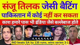 Pak media crying on IND wins series 31  Ind Vs SA 4th T20 Highlights  Pak Reacts [upl. by Maynord]