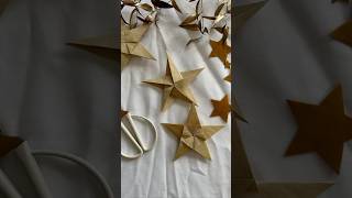 Du glaubst das ist schwer Warte bis du es siehst OrigamiStern DIY ⭐✨ [upl. by Joliet552]