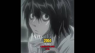 L Lawliet Through The Years deathnote llawliet anime [upl. by Woermer]