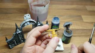 ToturialMiniaturen bemalen für Anfänger german HD★ Citadel Shades Tuschen ★How to paint by Murexx [upl. by Aniratak]