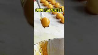 Como as pessoas pensam que é  Como realmente é balabaiana caramelo brigadeiro confeitaria [upl. by Eartnoed]