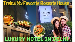 Roseate house 😱 New Delhi  My first luxury hotel visit at Roseate House 😍 luxury [upl. by Atnek]