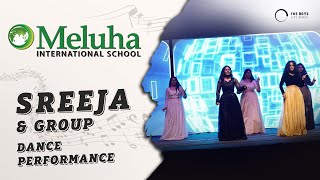 SREEJA amp GROUP  MELUHA INTERNATIONAL SCHOOL  FRESHERS DAY  THEBOYS STUDIOS [upl. by Uba]