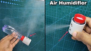 How to make Ultrasonic Air Humidifier  Homemade air Humidifler at home  mist maker [upl. by Diego464]