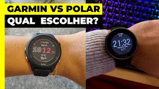 GARMIN vs POLAR Qual Devo Escolher [upl. by Harwilll]