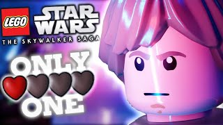 Can I Beat LEGO Star Wars The Skywalker Saga with ONLY 1 HEART  DAY 4 [upl. by Tabbie643]