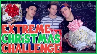 EXTREME CHRISTMAS CHALLENGE w THE DOLAN TWINS [upl. by Mloc607]