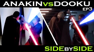 Anakin vs Count Dooku Episode 3  Reenactment and Reimagined  Lightsaber Duel [upl. by Atinrahs596]