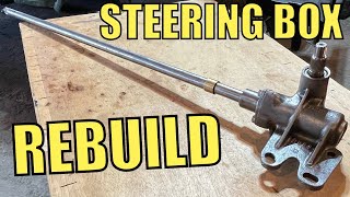 How to REBUILD Ross Steering Box  4166 Jeep amp Willys [upl. by Atikin]