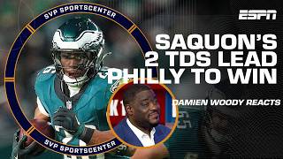 Commanders vs Eagles Reaction 🏈 Saquon Barkley made the difference for Philly  SC with SVP [upl. by Nylinej]