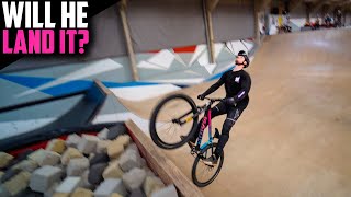 ONE HOUR TO LEARN TO BACKFLIP A JUMP BIKE [upl. by Nayk]