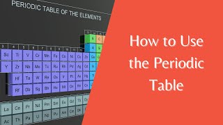 The Periodic Table and how to use it correctly  Chemistry Revision Years 7 8 amp 9 [upl. by Fugere]