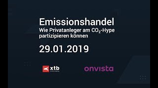 Emissionshandel  Wie Privatanleger am CO2Hype partizipieren können  XTB [upl. by Rorie]