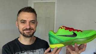 Kobe Grinch Shoes Review  DH Gate [upl. by Leirvag]