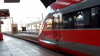 Frecciarossa etr 400 in partenza da Milano Centrale per Venezia Santa Lucia [upl. by Adelbert]