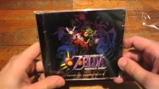 Unboxing Club Nintendo Majoras Mask OST Platinum Reward w bonus [upl. by Lesly]