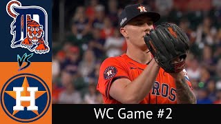 Astros VS Tigers Condensed Wild Card Game 10224 [upl. by Idurt]