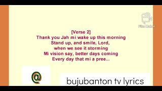 vybz kartel thank you jah lyrics by bujubanton bantonbuju10 [upl. by Merrily]