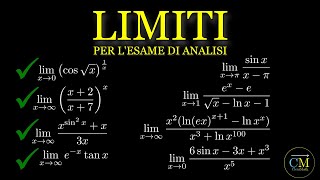 8 Limiti di Funzioni che devi saper fare per passare Analisi 1 [upl. by Haidedej552]