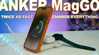 Anker MagGO Wireless Charger Review  Charge Everything 2X Faster [upl. by Humberto]