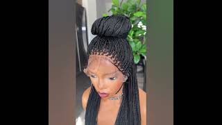 Look at this pretty Glueless Wig❤️shorts wigs hairstyle braids mustwatch fypage [upl. by Clapper]