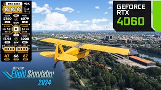 RTX 4060 on Microsoft Flight Simulator 2024  Stunning Photorealistic Visuals [upl. by Leahpar]