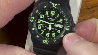 Casio Budget quotDiver Stylequot Watch MRW200H In Depth Review [upl. by Oelgnaed]