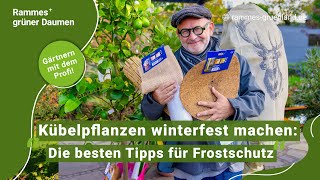 Kübelpflanzen winterfest machen Die besten Tipps für Frostschutz [upl. by Vander]