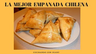 COMO HACER RICAS EMPANADAS CHILENAS AL HORNO CASERAS PASO A PASO [upl. by Plante]