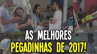 MELHORES PEGADINHAS DE 2017 PARTE 1  MELHORES TROLLAGENS 2017 [upl. by Indys971]