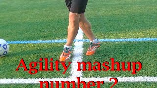 Fast soccer footwork and agility mashup 2 [upl. by Ardnola]