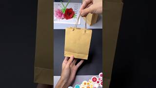 Cómo hacer bolsas de papel para regalos Manualidades con papel fáciles [upl. by Johnath644]