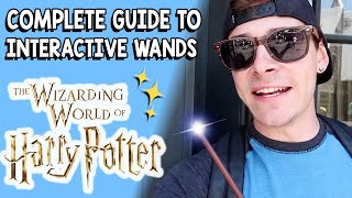 The Complete Guide to Interactive Wands in the Wizarding World  Universal Hollywood [upl. by Dirgis]