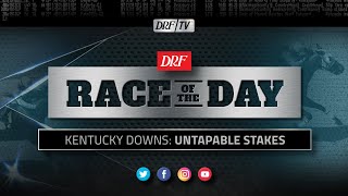 DRF Sunday Race of the Day  Untapable Stakes 2020 [upl. by Imuyam42]