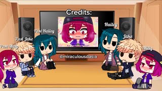 The Music Freaks Past amp Future Hailey Jake amp Milly React To ThemselvesShips Gacha Club GCRV [upl. by Nreval]