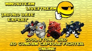 SD Gundam Capsule Fighter Online  Minoriteam Livestream Expert Mission Jaburo Base [upl. by Adnarb]