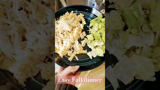 Slow cooker zesty chicken pasta food fall recipe cooking [upl. by Undis]