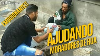 AJUDANDO MORADORES DE RUA [upl. by Donald]