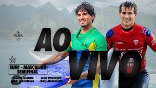 AO VIVO SEMIFINAL  SURFE MASCULINO  OLIMPÍADAS 2024 olimpiadas2024 aovivo AO VIVO [upl. by Boot575]