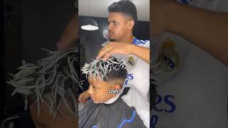 Luzes platinadas ❄️🥶📏 barber brasilbarbers barbershop degrade luzes barbearia degradê [upl. by Otilesoj]