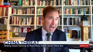 Tobias Ellwood Chair of the Defence Select Committee says Britain doesnt have a plan for China [upl. by Ecneps]