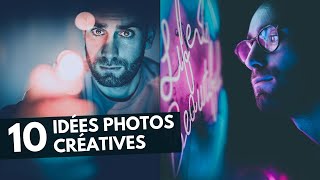 10 Idées de PHOTOS CRÉATIVES en 3 MINUTES effets photos Instagram Tiktok [upl. by Hesoj]