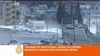 Крупнейшее Землетрясение в Японии 11032011Earthquake in Japan [upl. by Wilfrid122]