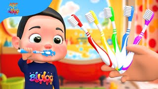 Color Finger Family  Three Little Kittens  BluLoo Nursery Rhymes amp Kids Songs [upl. by Julianne486]