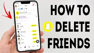 How To Delete Friends On Snapchat  Full Guide [upl. by Anahs]