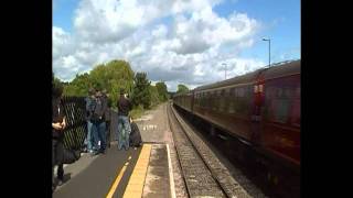 LNER 4492 Dominion of New Zealand 1Z78 Passing Tamworth High Level 12th May 2011 [upl. by Nauhs]