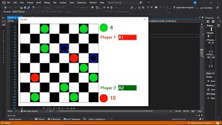 How to make checkers game in C [upl. by Narik]