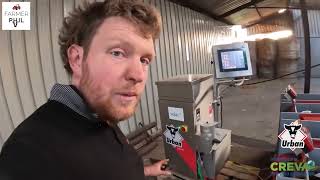 Farmer Phil installs his new Urban Alma Pro calf feeder [upl. by Epolulot]